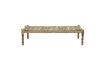 Miniature Brown mango wood chaise longue Paloma 1