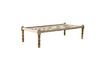 Miniature Brown mango wood chaise longue Paloma 7