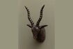 Miniature Brown metal antelope figurine Black 1