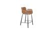 Miniature Brown PU leather counter chair Brit Ll 1