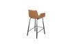 Miniature Brown PU leather counter chair Brit Ll 6