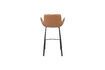 Miniature Brown PU leather counter chair Brit Ll 7