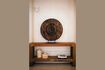 Miniature Brown reclaimed wood console table Corsica 4