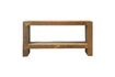 Miniature Brown reclaimed wood console table Corsica 5