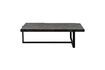 Miniature Brown wood and metal coffee table Loxton 1