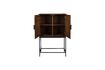 Miniature Brown wood chest of drawers Saroo 3