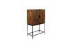 Miniature Brown wood chest of drawers Saroo 1