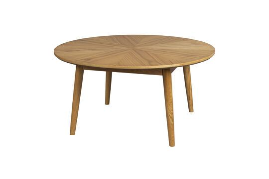 Brown wood coffee table Fabio Clipped