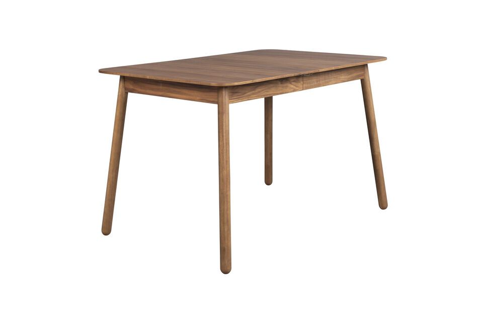 Brown wood dining table Glimps - 13