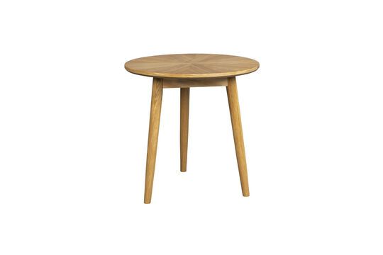 Brown wood side table Fabio Clipped