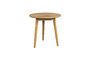 Miniature Brown wood side table Fabio Clipped