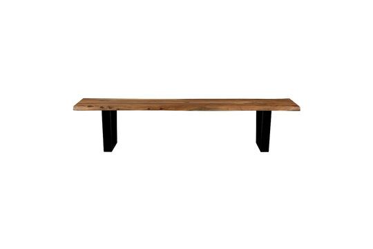 Brown wooden bench Aka Clipped