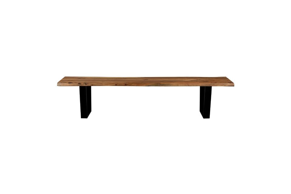 Brown wooden bench Aka DutchBone