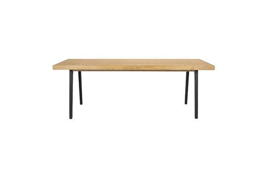 Brown wooden dining table 180cm Harvest Clipped