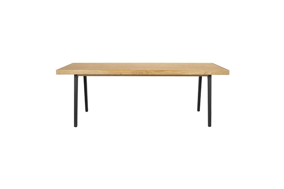 Brown wooden dining table 180cm Harvest Zuiver