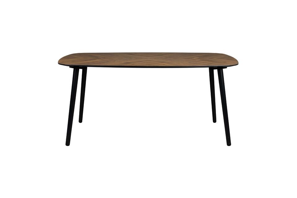 Brown wooden dining table Clover - 6