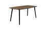 Miniature Brown wooden dining table Clover Clipped