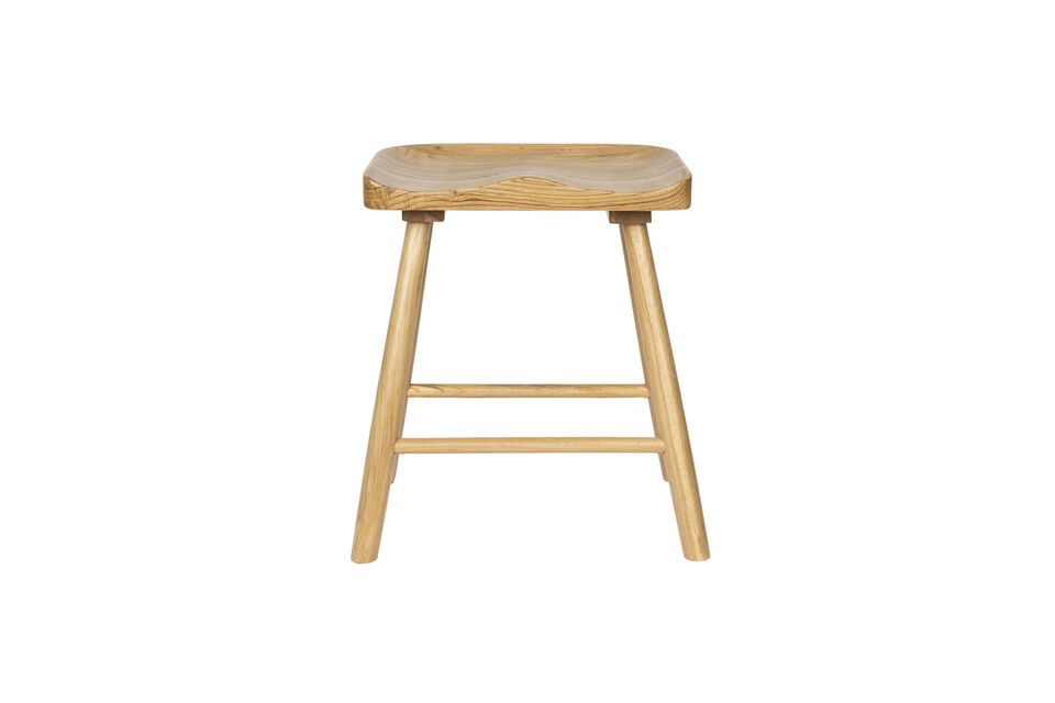 Brown Wooden Stool Vander - 1