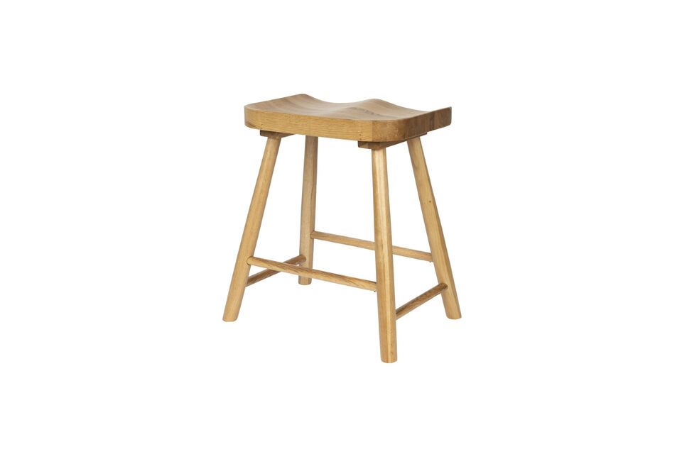 Brown Wooden Stool Vander - 3