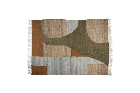 Brown wool rug 200x300 cm Pavilion Clipped