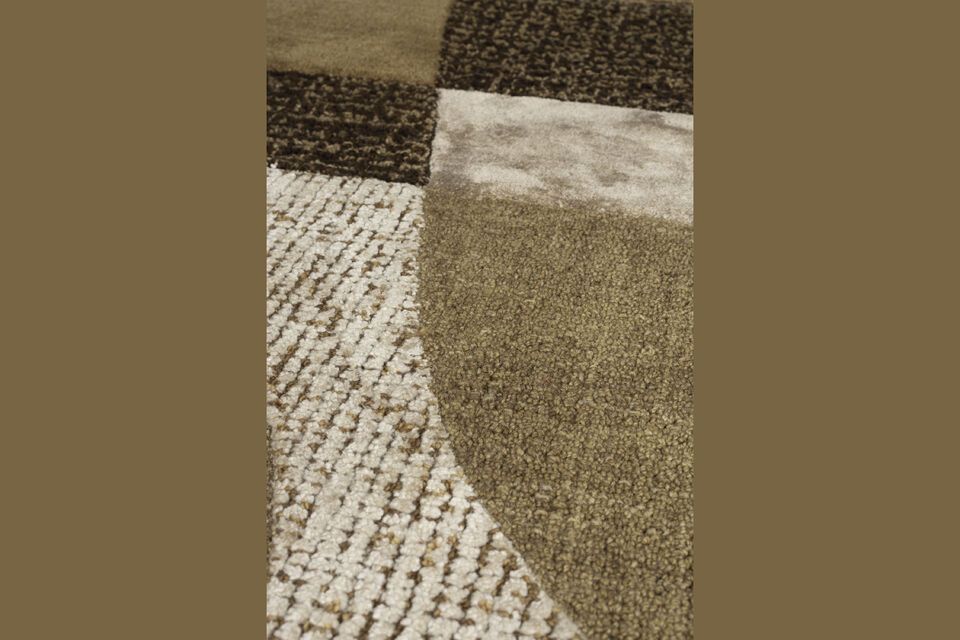 Brown wool rug 200x300 cm Silvan - 3