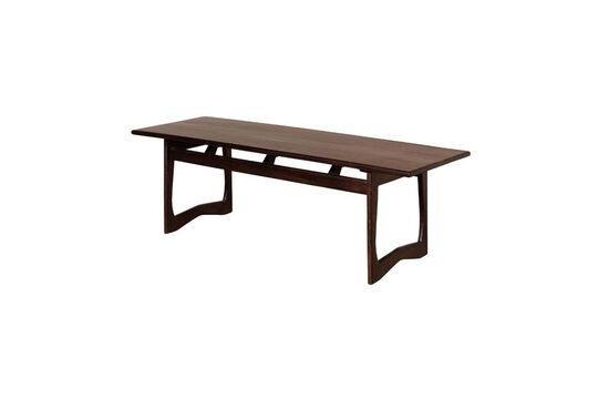 Bruges dark wood coffee table Clipped