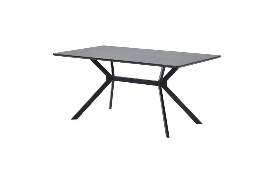 Be on trend with this timeless black table