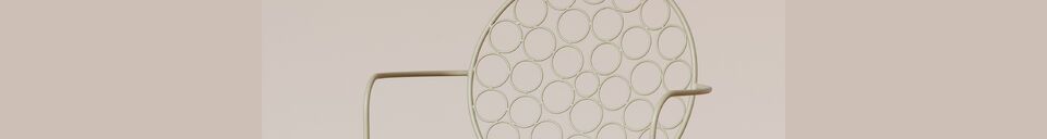 Material Details Bubble green metal chair