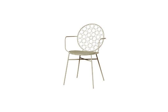 Bubble green metal chair Clipped