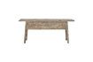 Miniature Camden console table in natural reclaimed pine 7