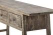 Miniature Camden console table in natural reclaimed pine 12