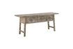 Miniature Camden console table in natural reclaimed pine 9