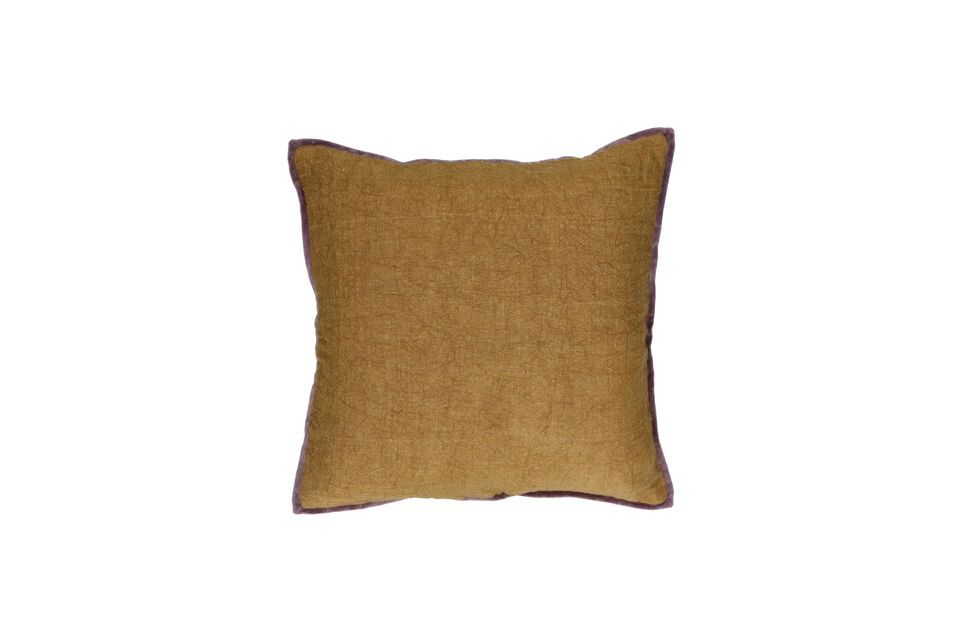 Camel cotton cushion Opposites Pomax