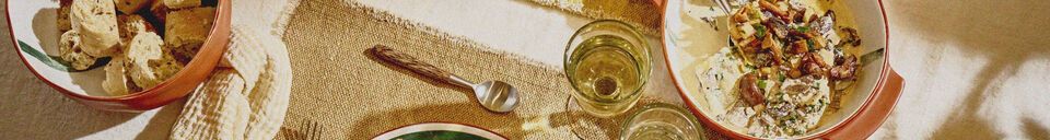 Material Details Camel cotton place mat Frivole