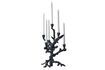 Miniature Candleholder in dark grey recycled aluminum Apple tree 1