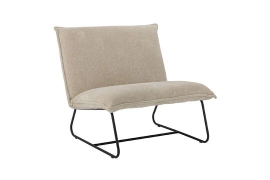 Cape beige recycled plastic lounge chair Clipped