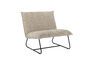 Miniature Cape beige recycled plastic lounge chair Clipped