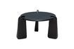 Miniature Carnac black aluminum coffee table 4