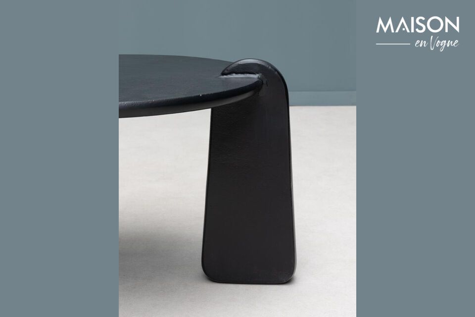 Discover functional elegance with our black aluminum coffee table