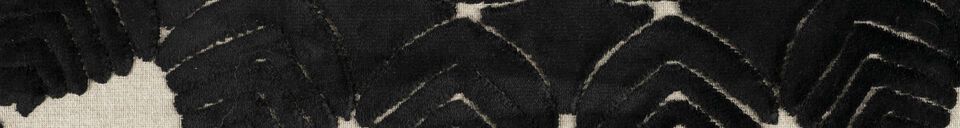 Material Details Carpet 175x175 cm in black fabric Nelson