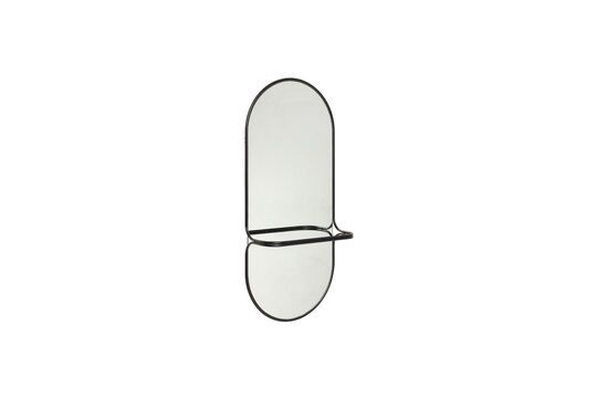 Carry black metal mirror Clipped