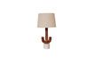 Miniature Casablanca table lamp in dark wood 6