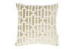 Miniature Champagne fabric cushion 45x45 Scape 1