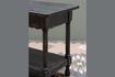 Miniature Charlotte black wooden side table 5