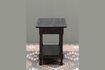 Miniature Charlotte black wooden side table 3