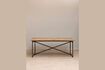 Miniature Charpentier black metal dining table 1