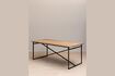 Miniature Charpentier black metal dining table 3