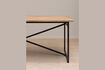 Miniature Charpentier black metal dining table 4