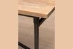 Miniature Charpentier black metal dining table 6