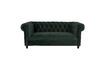 Miniature Chester Dark green velvet sofa 17